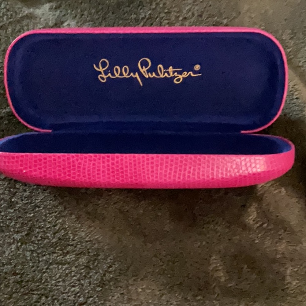 Lilly Pulitzer Vibrant Pink Glasses Case